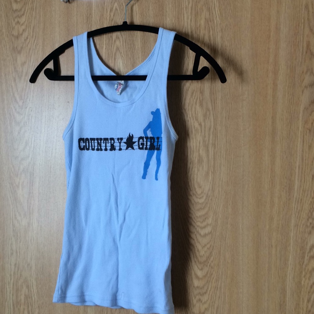 Light blue tank top
